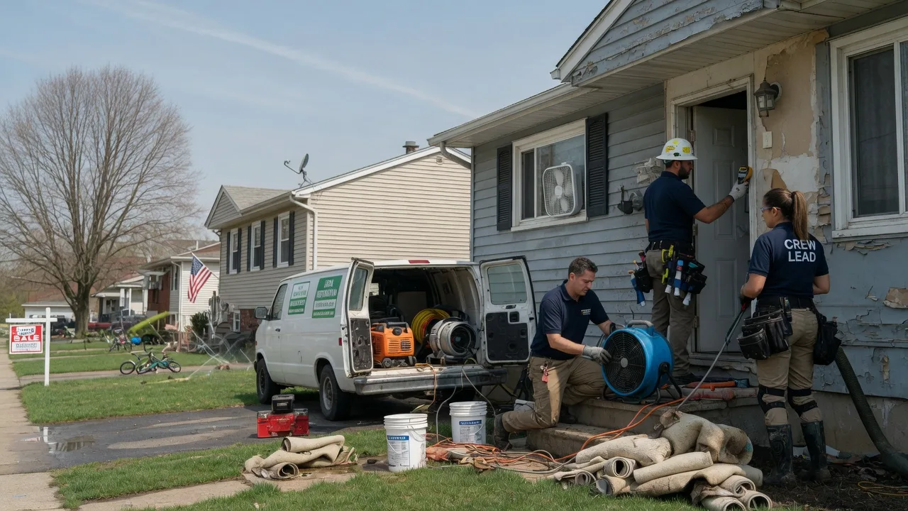 Flood Cleanup in Oakwood, IL near me